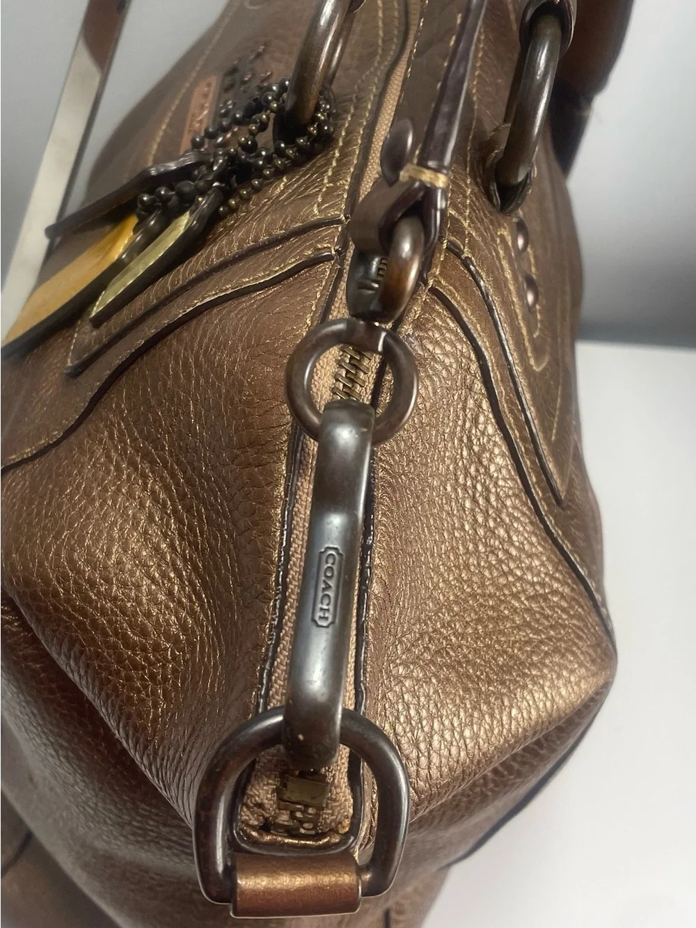 Coach Bronze Madison Audrey Satchel Y2K